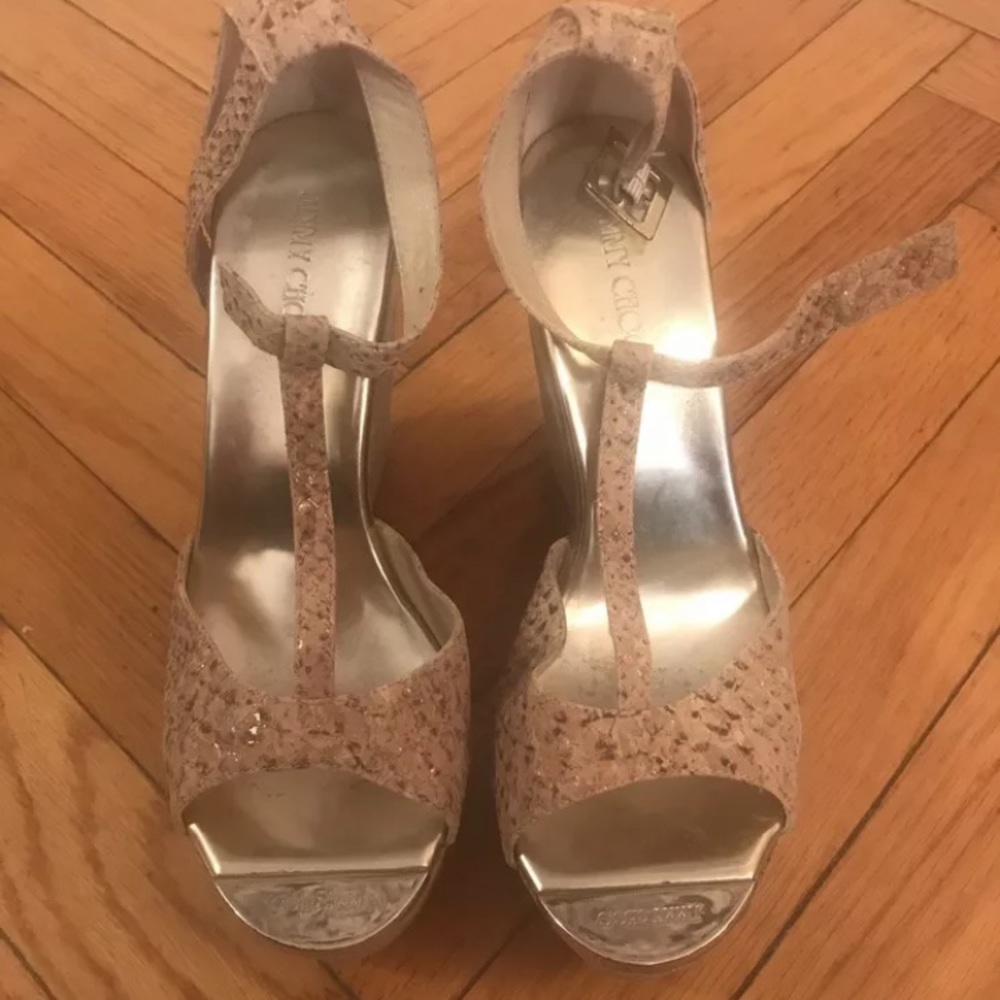 Jimmy choo platform wedge